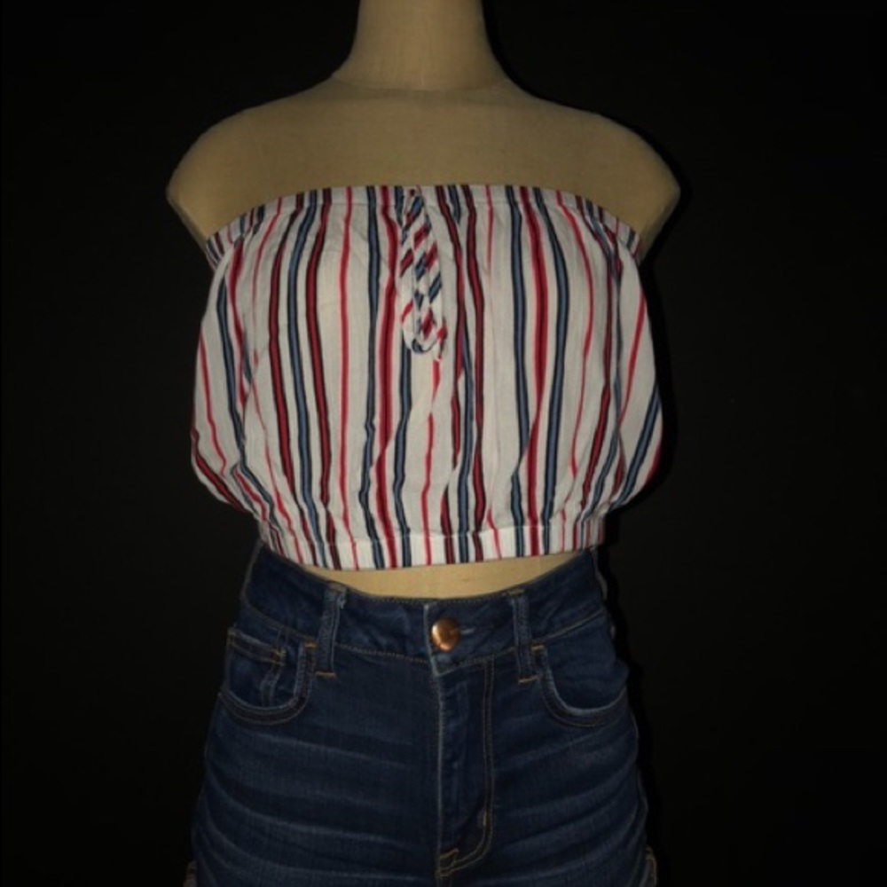 Papaya Sleeveless Crop Top